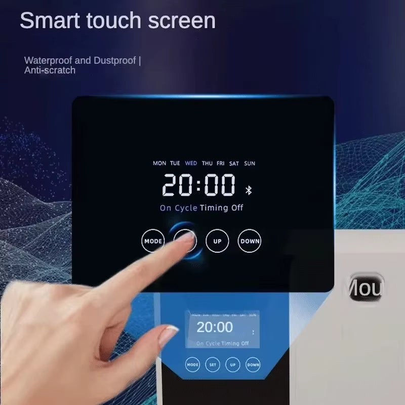 Aroma Diffuser Machine Wall Mounted Waterless Diffuser for Large Room Bluetooth Essential Oil Diffuser Electric Smell for Home